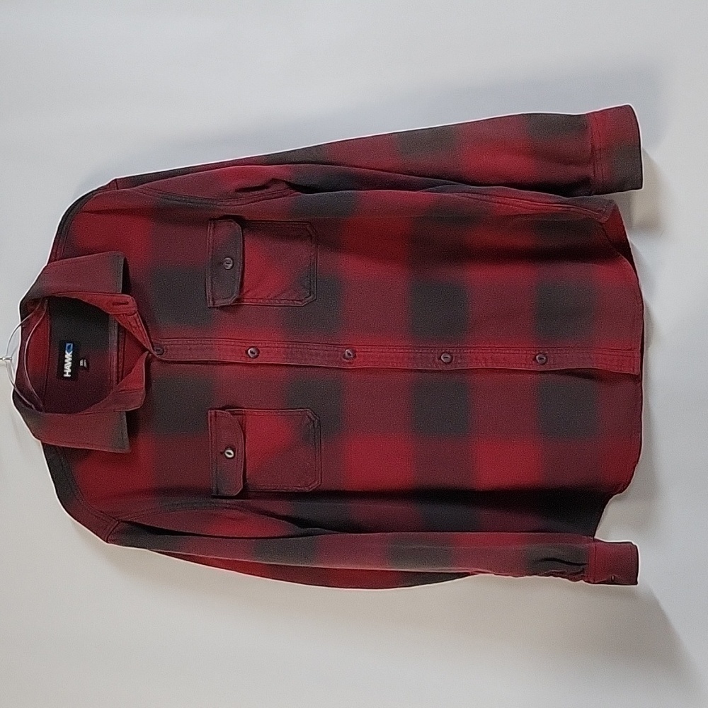 Men’s Tony Hawk Heavy Duty Long-Sleeved Button-Down Shirt, Size XXL